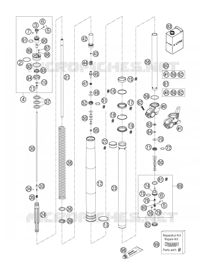 FORQUETA (PEÇAS)