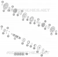 CAIXA DE VELOCIDADES - EIXO SECUNDARIO