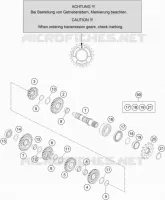 CAIXA DE VELOCIDADES - EIXO SECUNDARIO
