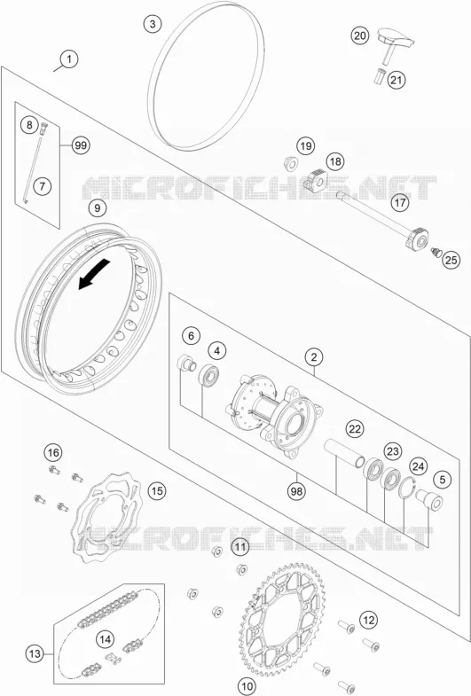 RODA TRASEIRA