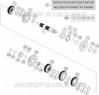 CAIXA DE VELOCIDADES - EIXO SECUNDARIO