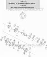 CAIXA DE VELOCIDADES - EIXO SECUNDARIO