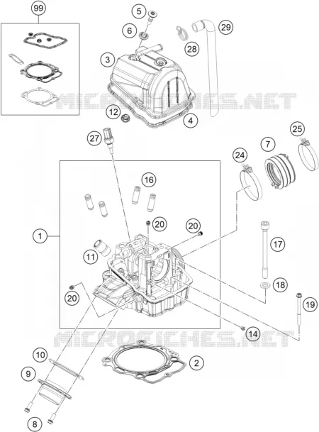 CABEÇA DE MOTOR