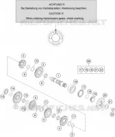 CAIXA DE VELOCIDADES - EIXO SECUNDARIO