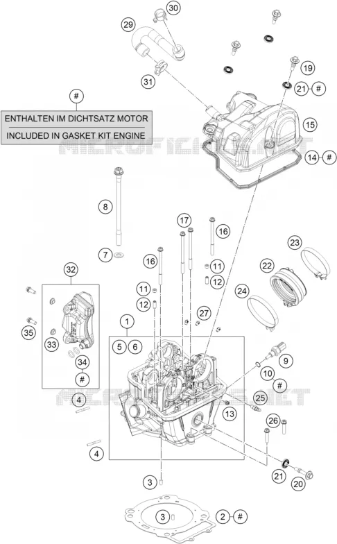 CABEÇA DE MOTOR