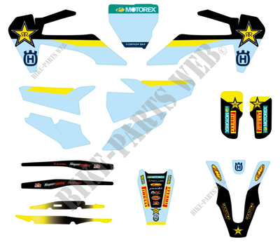 Rockstar graphics kit-Husqvarna-Acessórios técnicos Husqvarna